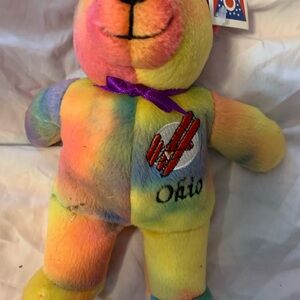 NWT Symbolz Ohio State Beanie Baby  Collectable The Buckeye State 2002
